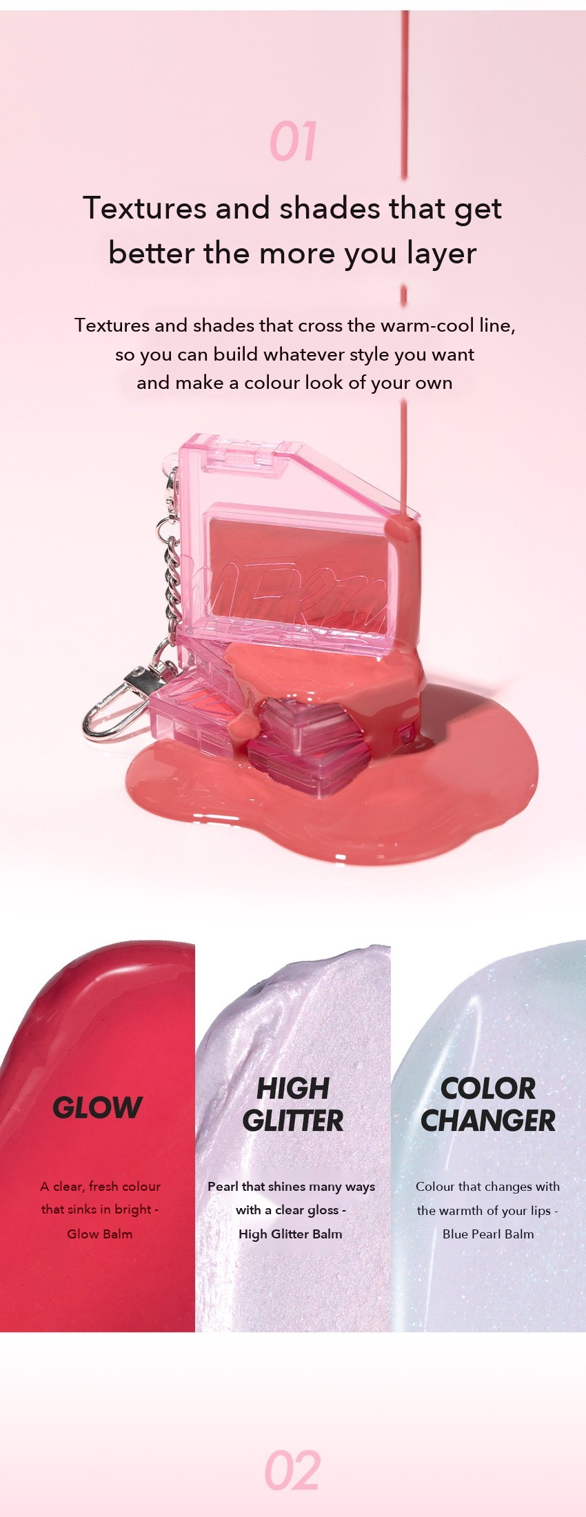 MERZY Let's Wearing Lip & Cheek Keyring detail 06
