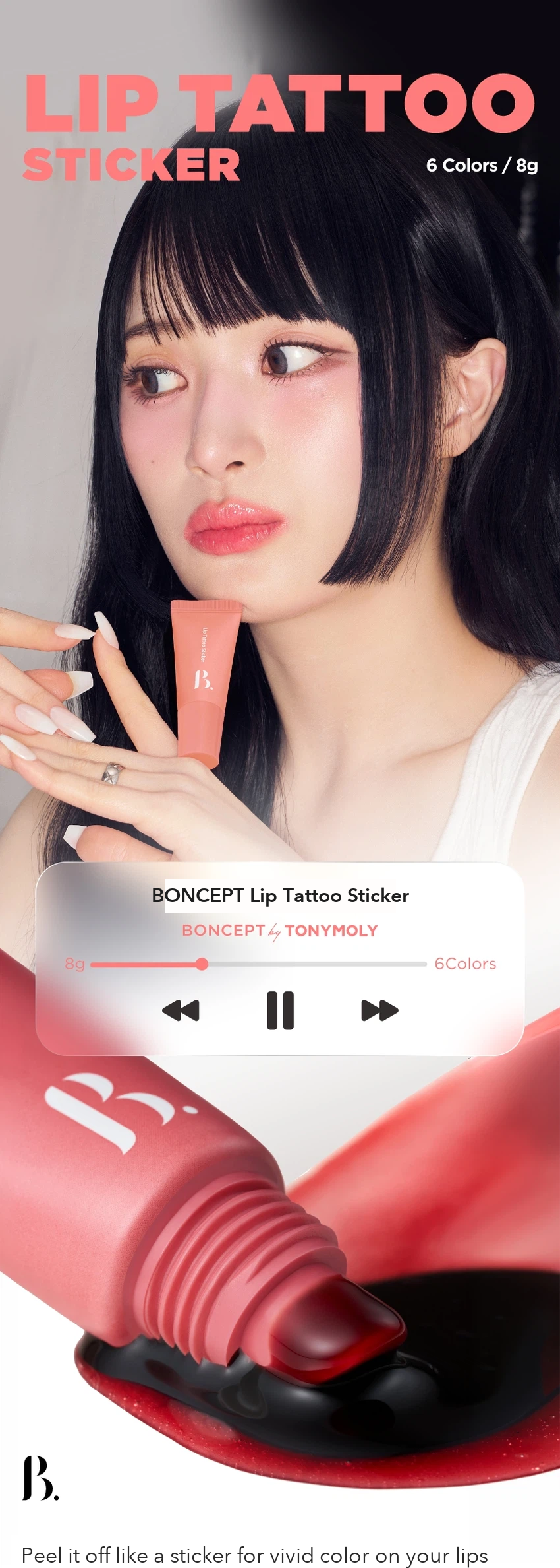BONCEPT Lip Tattoo Sticker detail 01