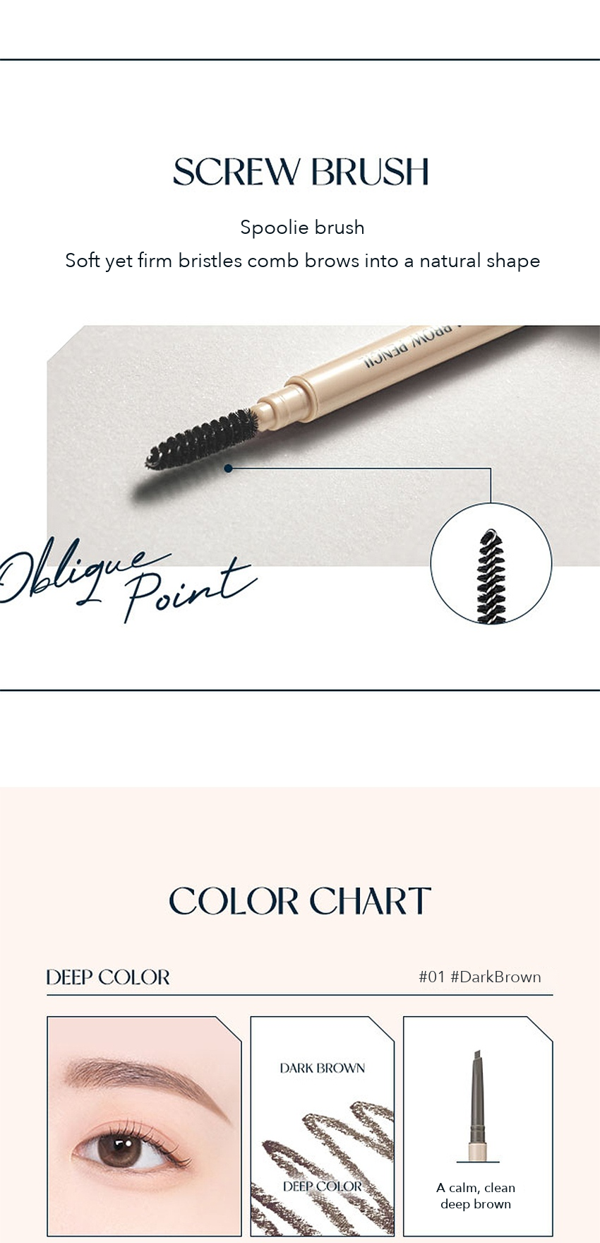 TAG Slim Brow Pencil Light Brown detail 04