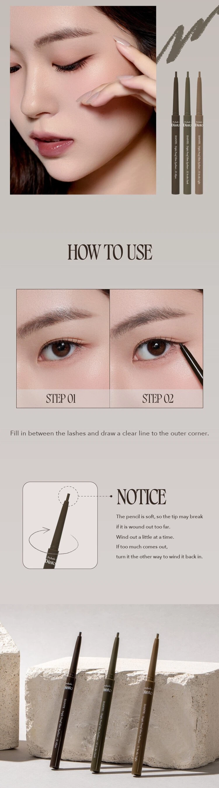 Prelude Dinto Dante Triple Proof Slim Eyeliner 0.14g detail 08