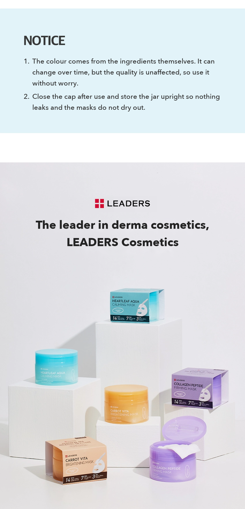 LEADERS Heartleaf Aqua Calming Mask detail 07