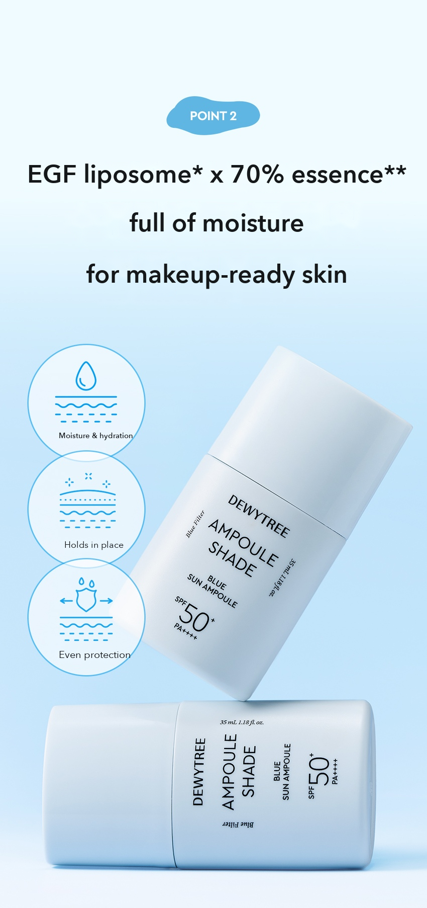 DEWYTREE Blue Sun Ampoule detail 3