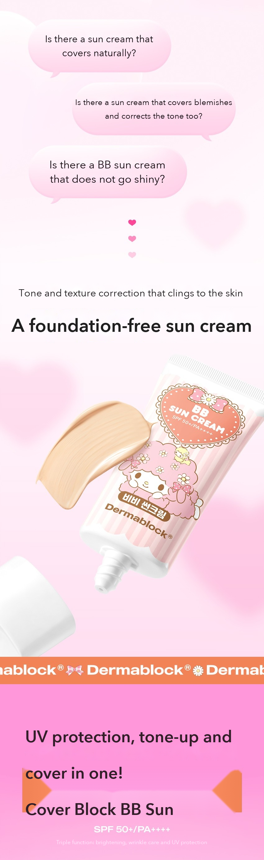 DERMABLOCK BB Sun Cream My Sweet Piano detail 02