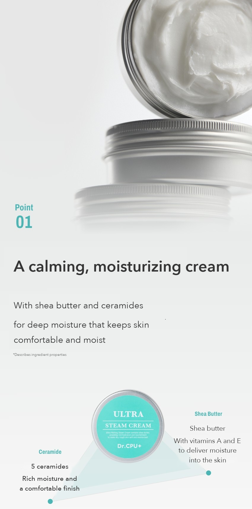 Dr.CPU+ Ultra Melting Steam Cream detail 2