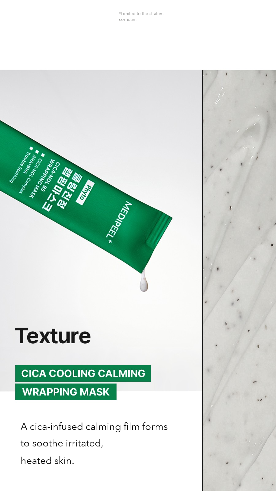 MEDIPEEL Cica Cooling Calming Wrapping Mask detail 3