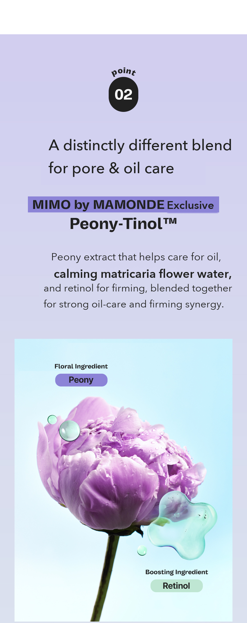 MIMO by MAMONDE Peony-Tinol Blemish Cleansing Foam detail 5