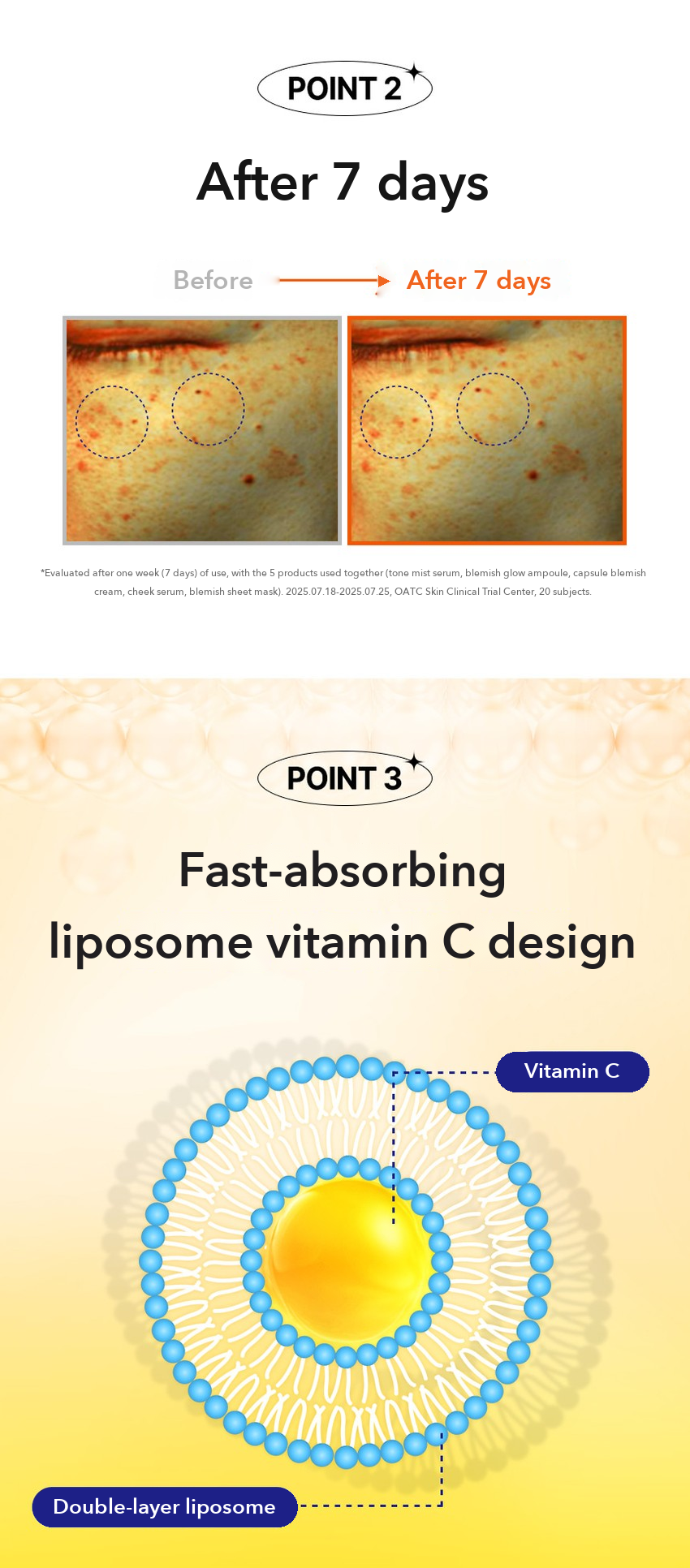 CLEADERM Liposome Vitamin C Cheek Spot Serum detail 05