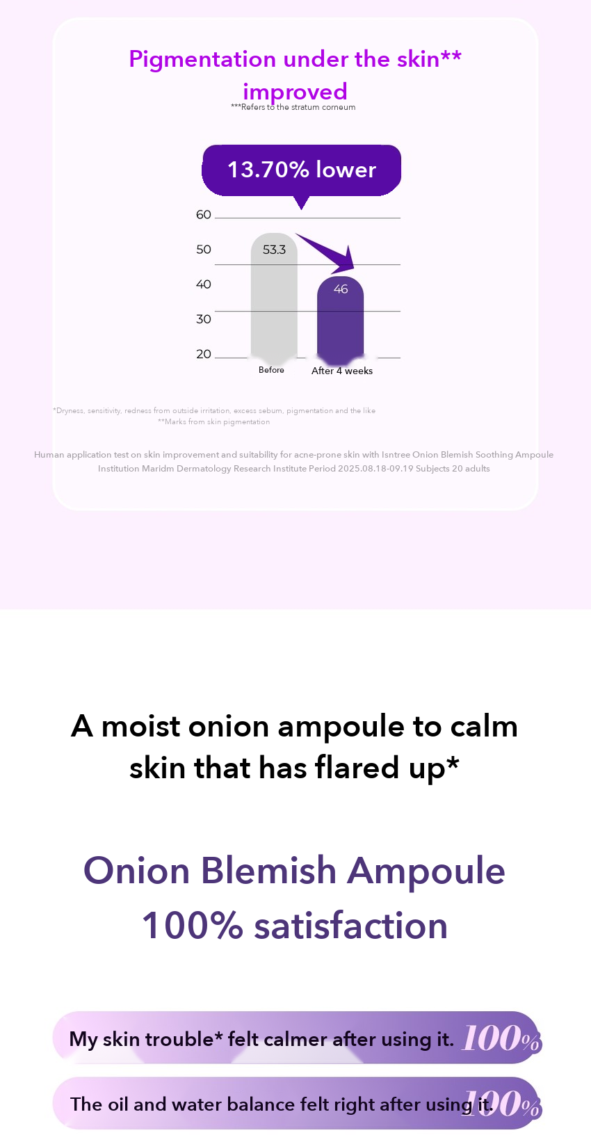 Isntree Onion Blemish Soothing Ampoule 50ml detail 07