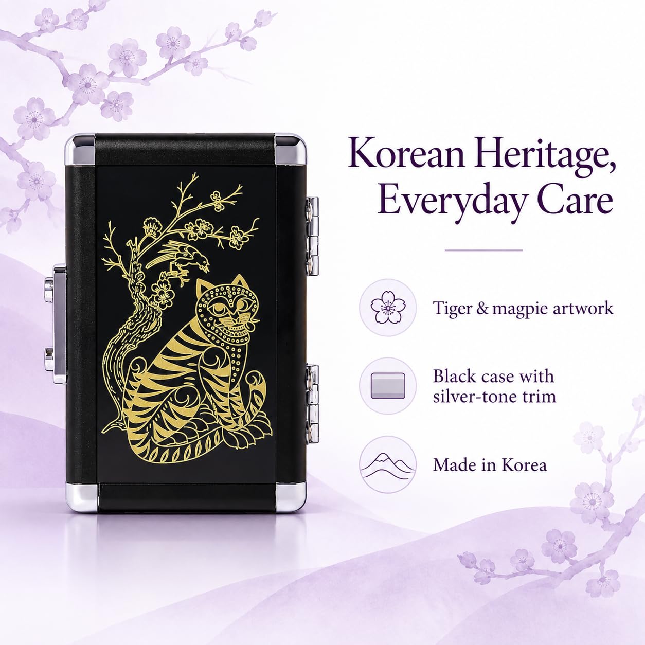 777 Hojadko K-Heritage 7-Piece Nail Care Set Black detail 01
