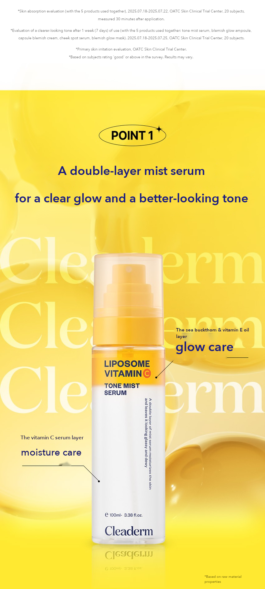 CLEADERM Liposome Vitamin C Tone Mist Serum detail 04