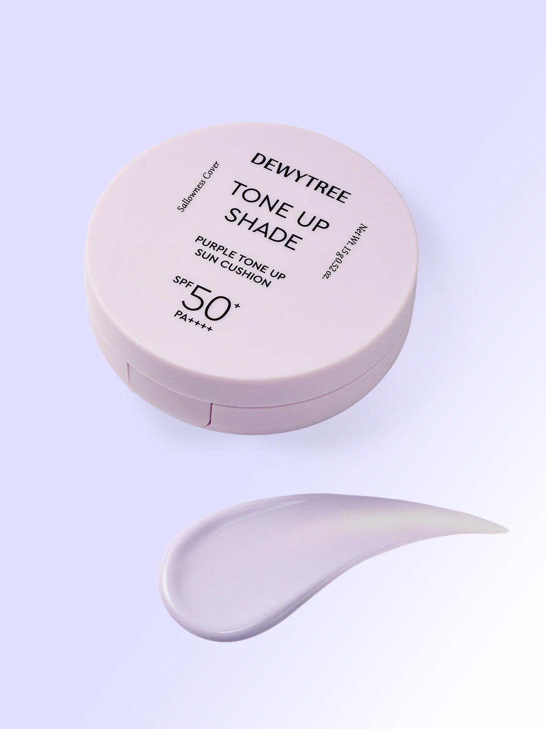 DEWYTREE Tone-up Shade Purple Tone-up Sun Cushion 15g