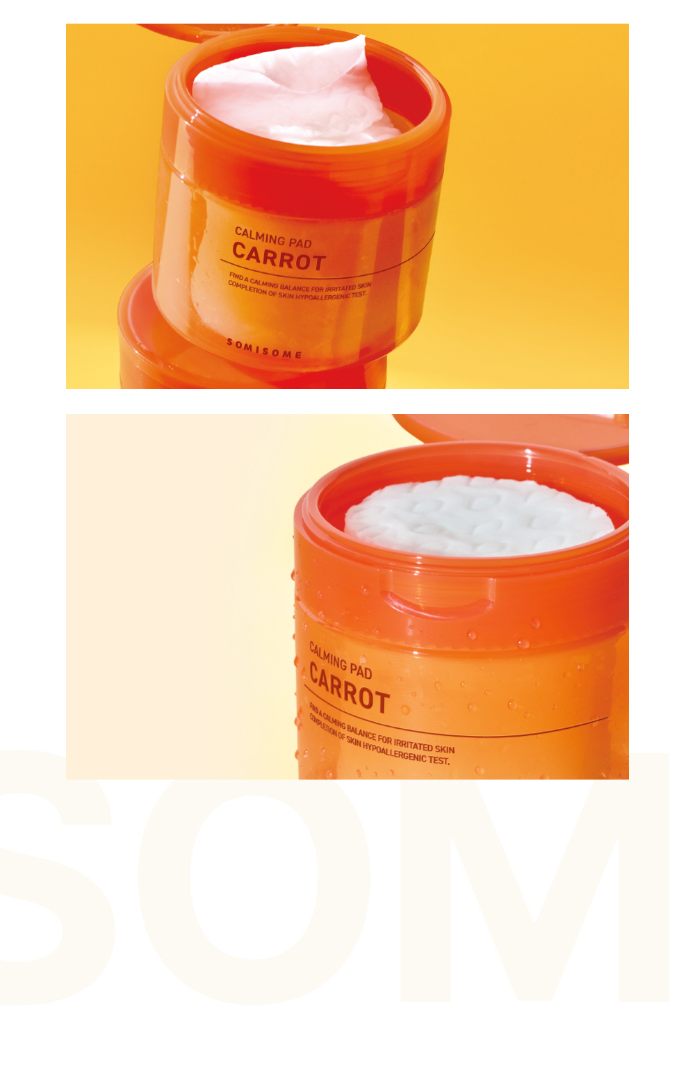 SOMISOME Carrot Calming Pad 40 Pads 195g detail 10