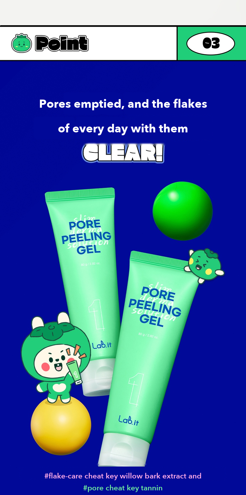 Lab.it Pore Peeling Gel detail 8