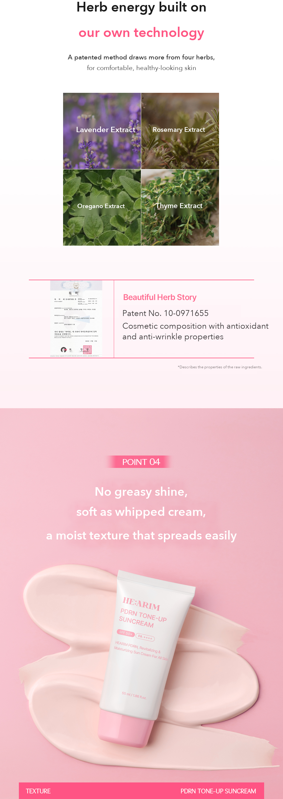 HE:ARIM PDRN Tone-up Sun Cream detail 12