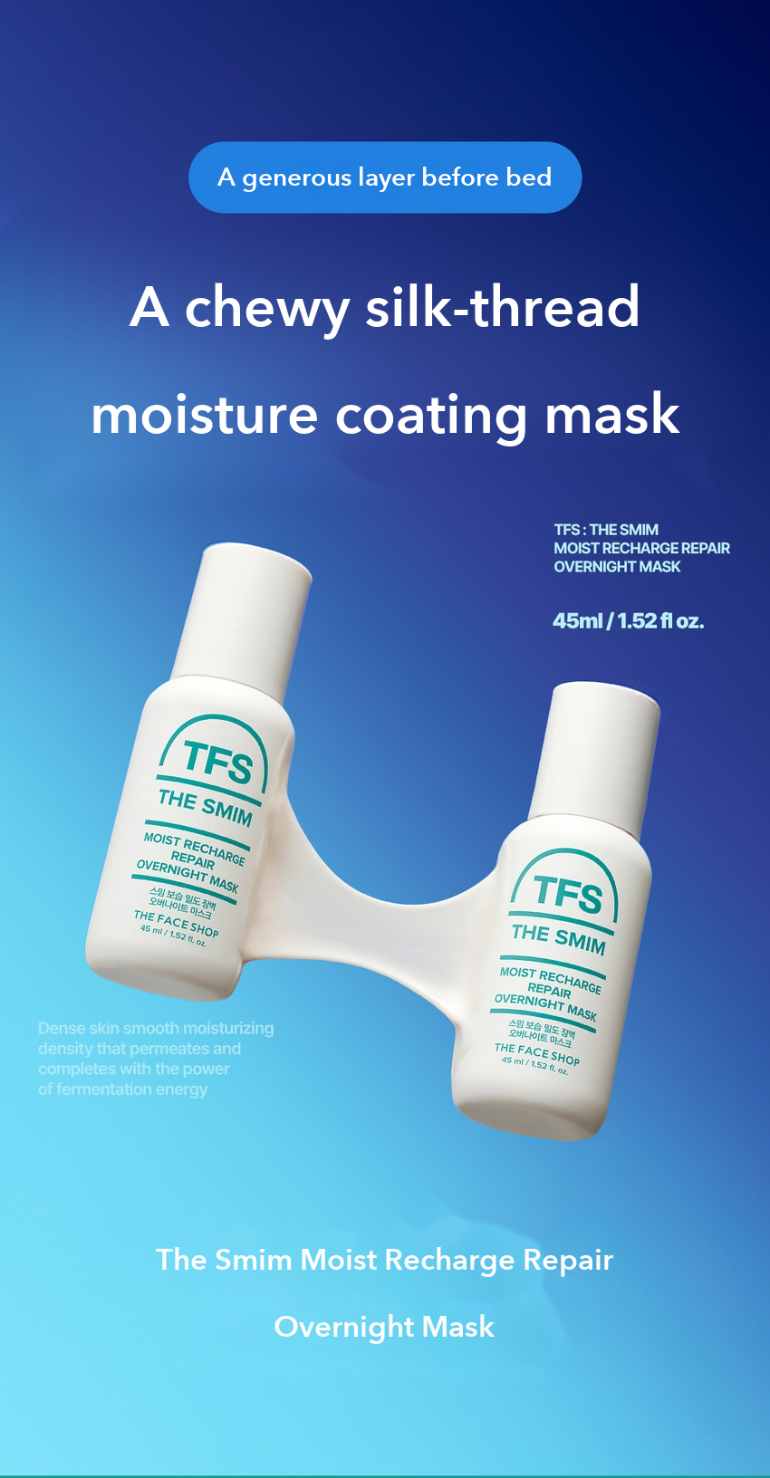 THE FACE SHOP The Smim Overnight Mask detail 1