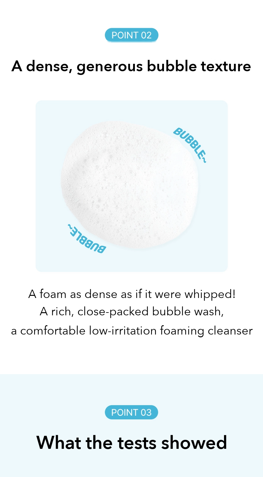 CUREST Bubble Foaming Cleanser detail 5