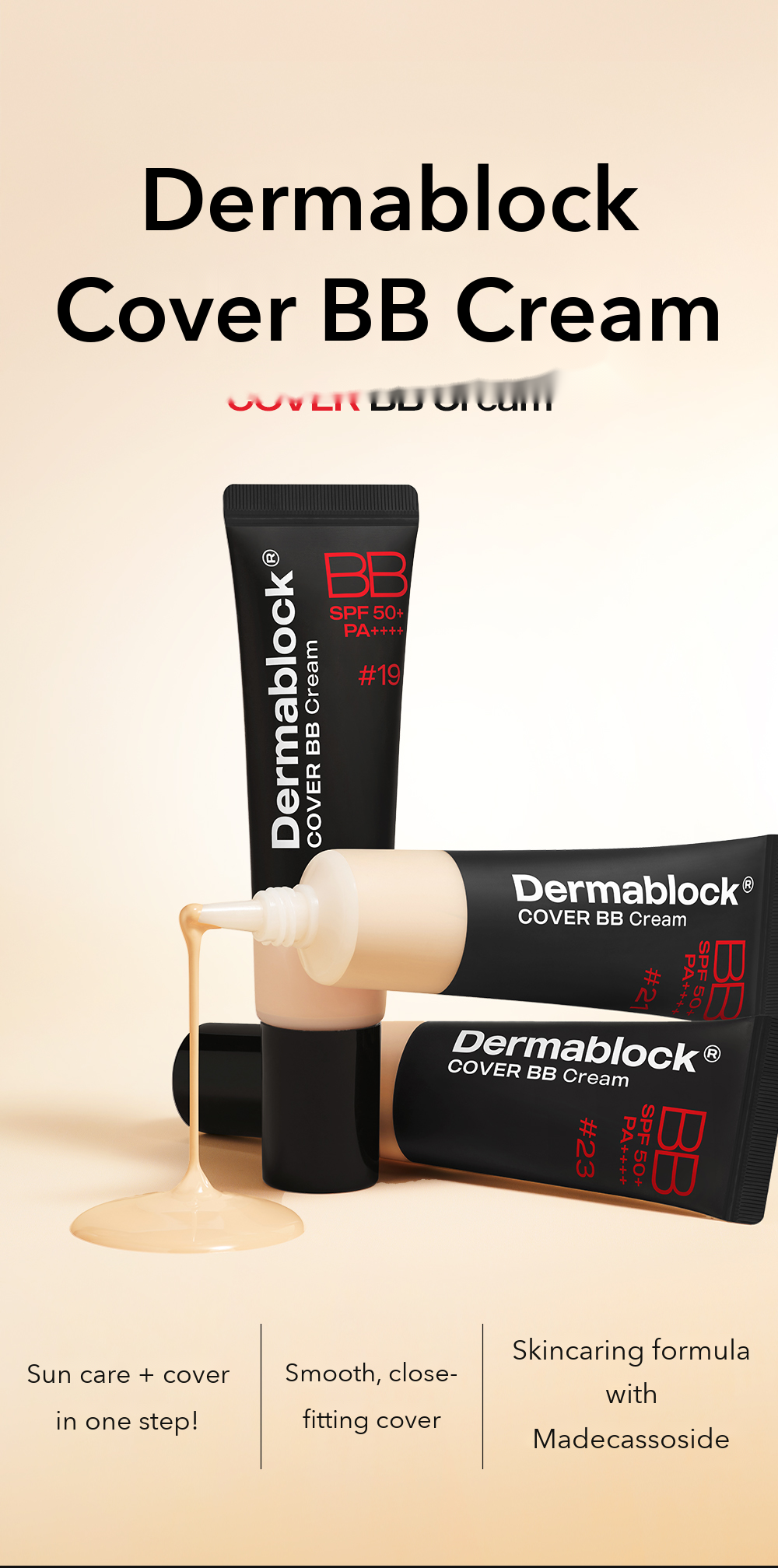 DERMABLOCK Cover BB Cream detail 01
