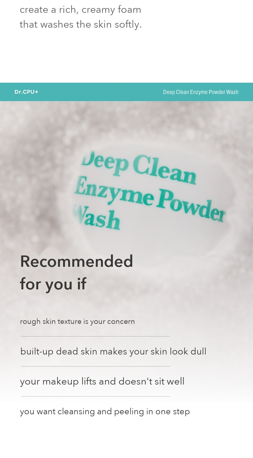 Dr.CPU+ Deep Clean Enzyme Powder Wash detail 4