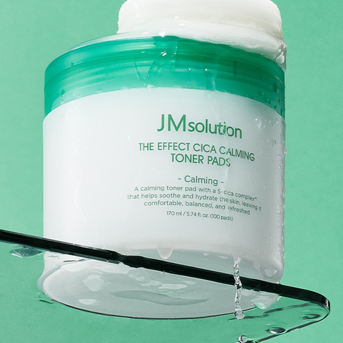 JMsolution The Effect Cica Calming Toner Pad 170ml 100 Pads