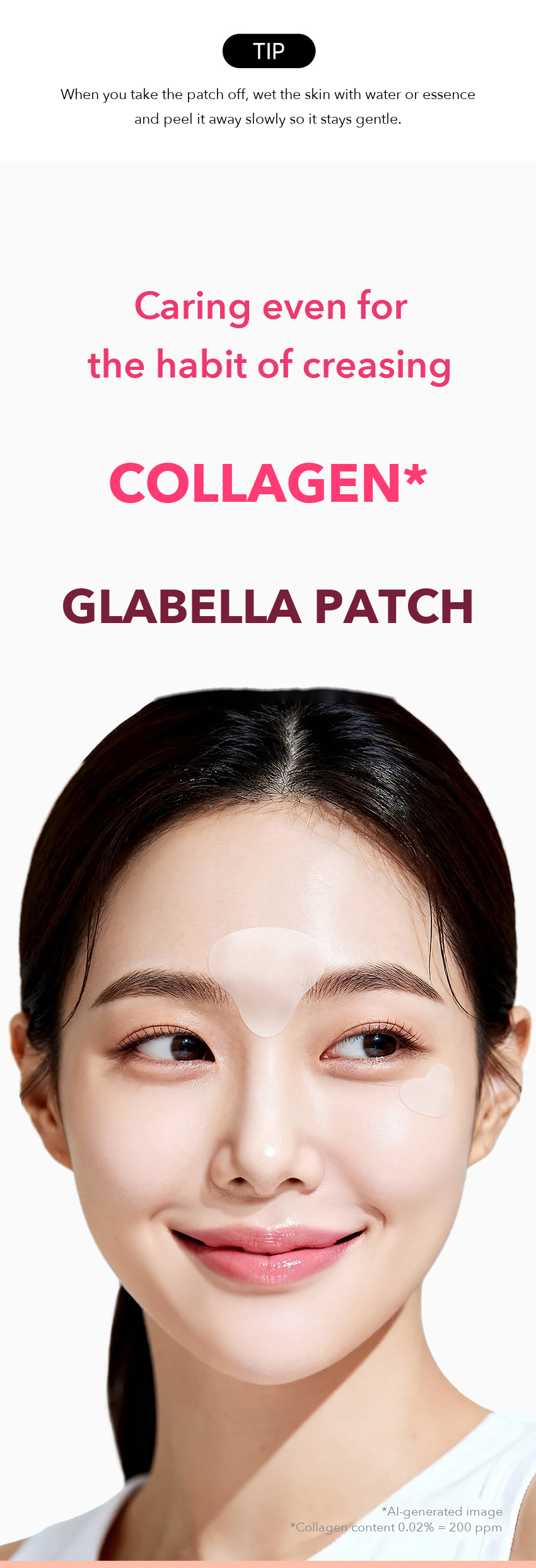 SNP PREP Glabella Wrinkle Patch detail 1