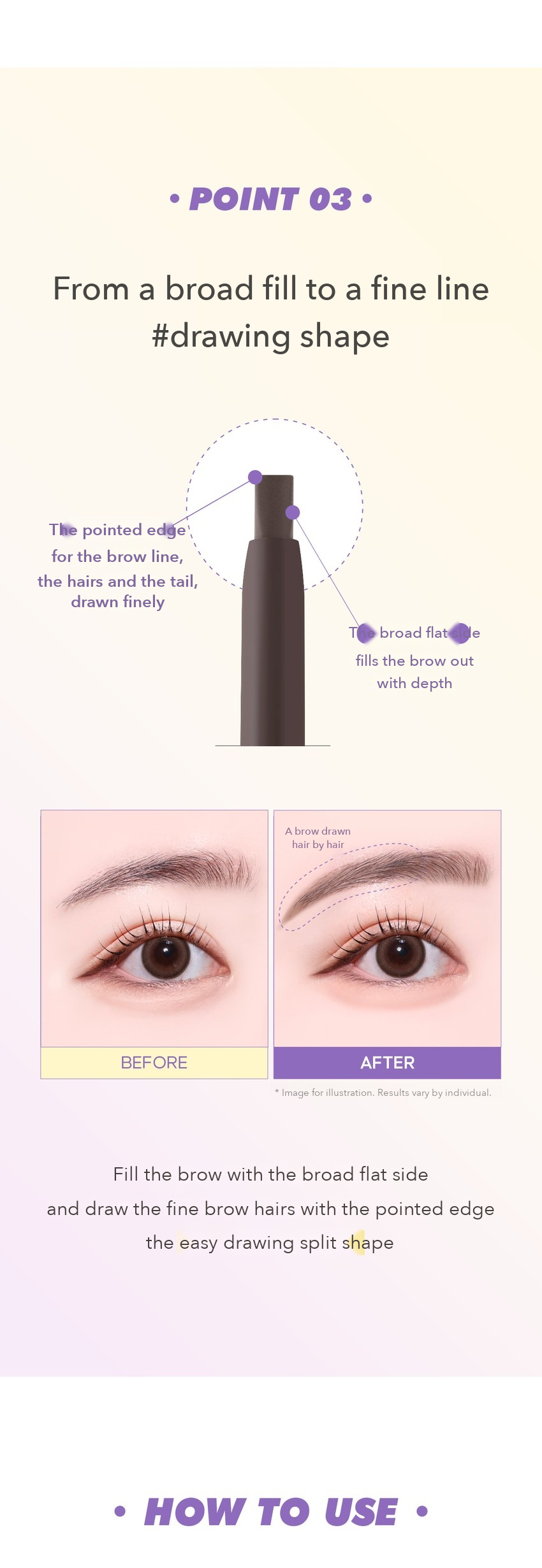 TWOEDIT Easy Drawing Eyebrow detail 05