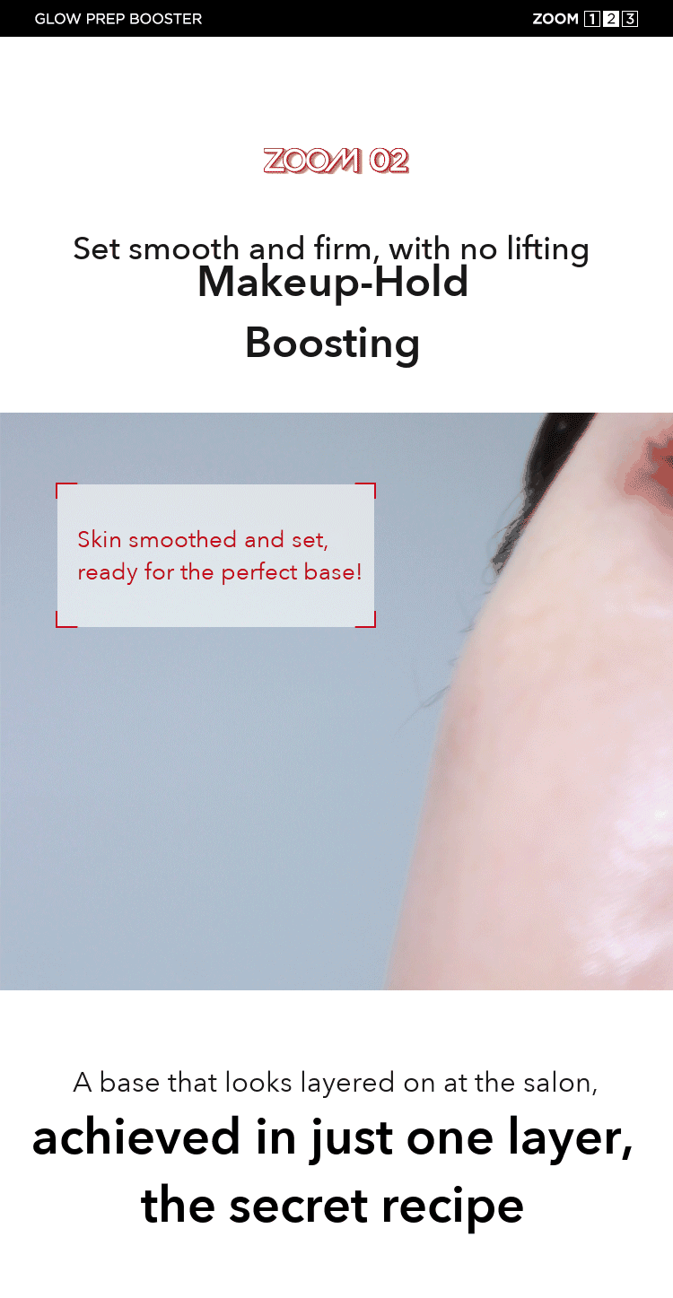 ZOOM by JUNGSAEMMOOL Glow Prep Booster 30ml detail 05