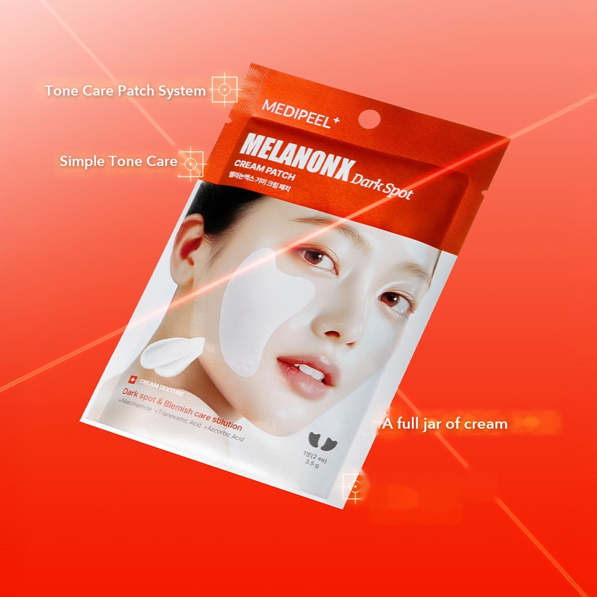 MEDIPEEL Melanon X Tone Care Cream Patch Mask (2 ea)