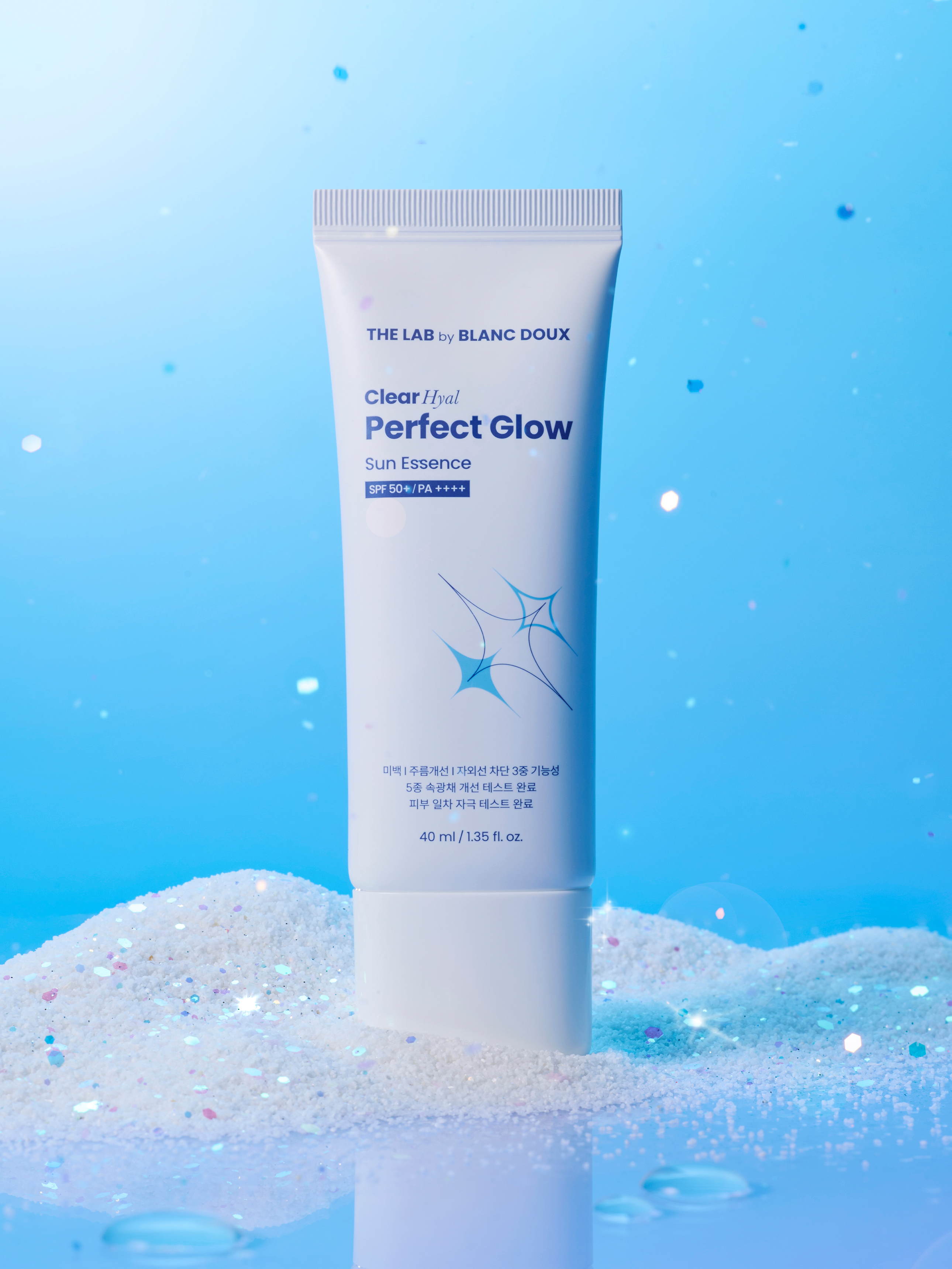 THE LAB by BLANC DOUX Clear Hyal Perfect Glow Sun Essence 40ml SPF50+ PA++++