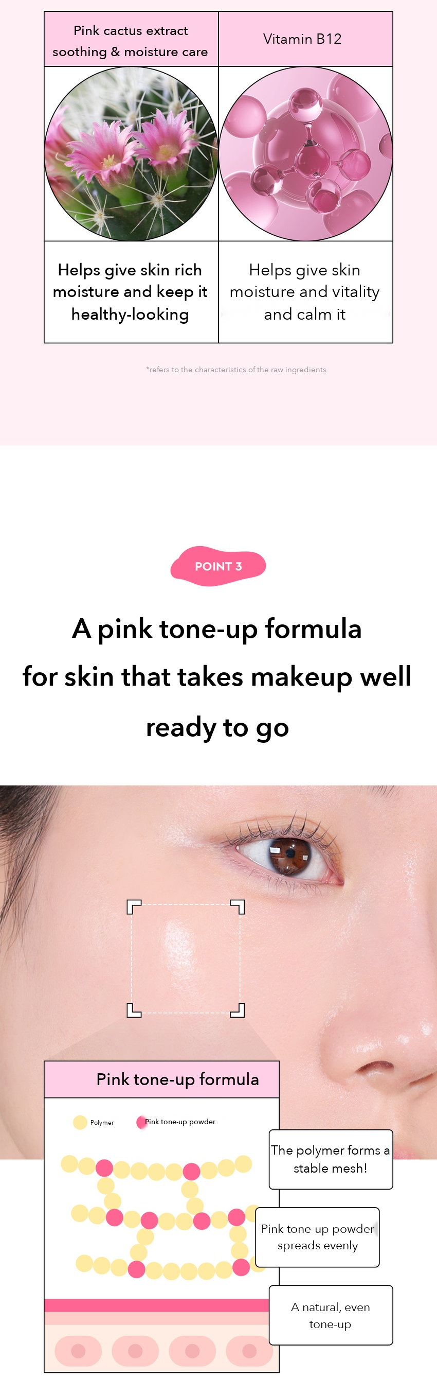 DEWYTREE Pink Tone-up Sun detail 6