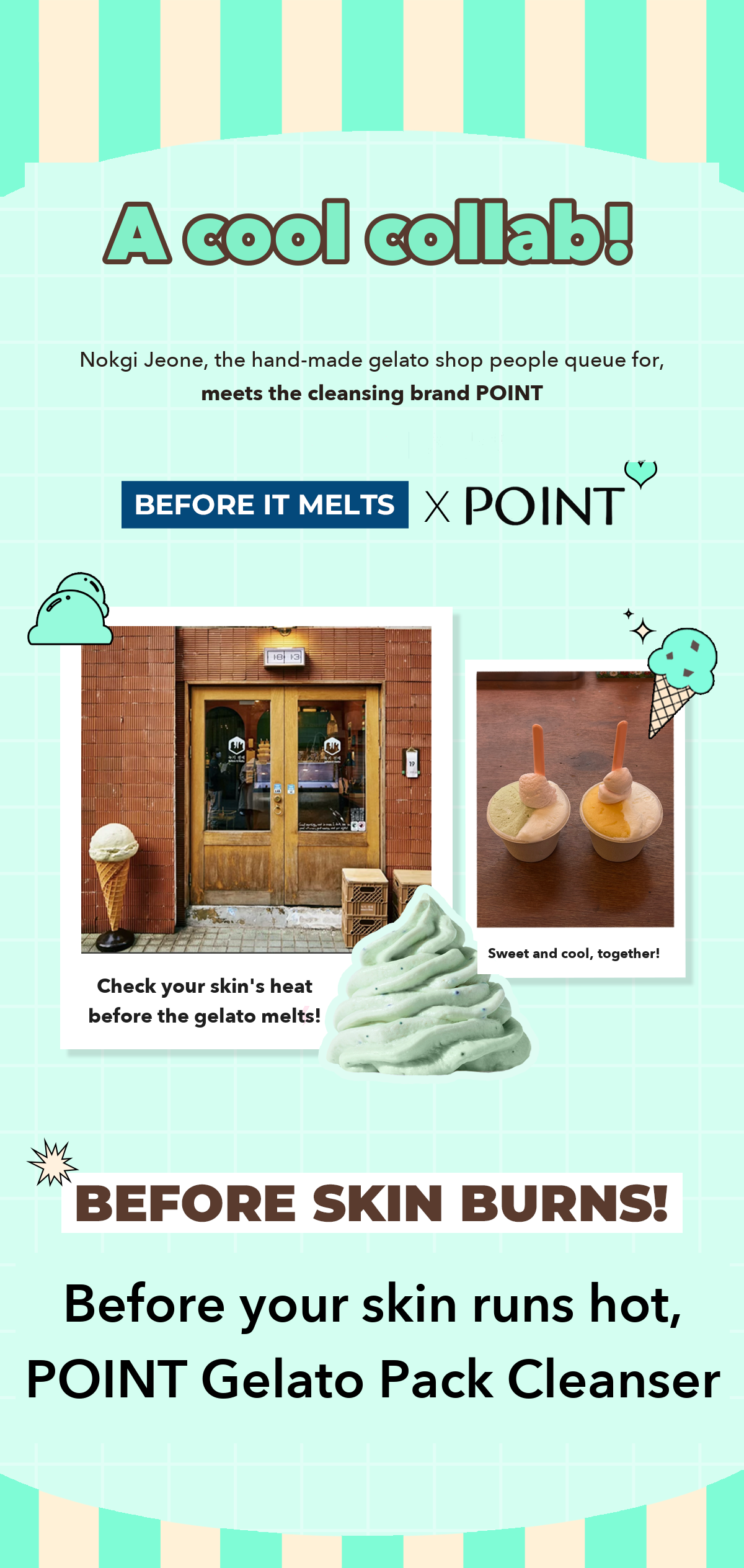 POINT Gelato Mint Choco Pack Cleanser detail 01