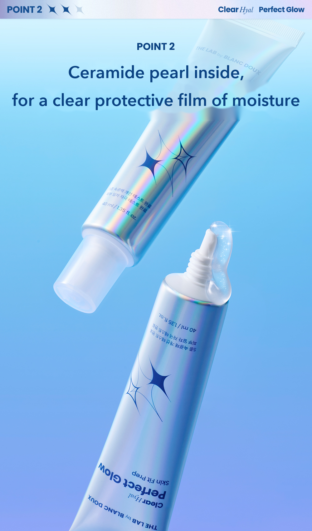 THE LAB by BLANC DOUX Clear Hyal Perfect Glow Skin Fit Prep detail 08