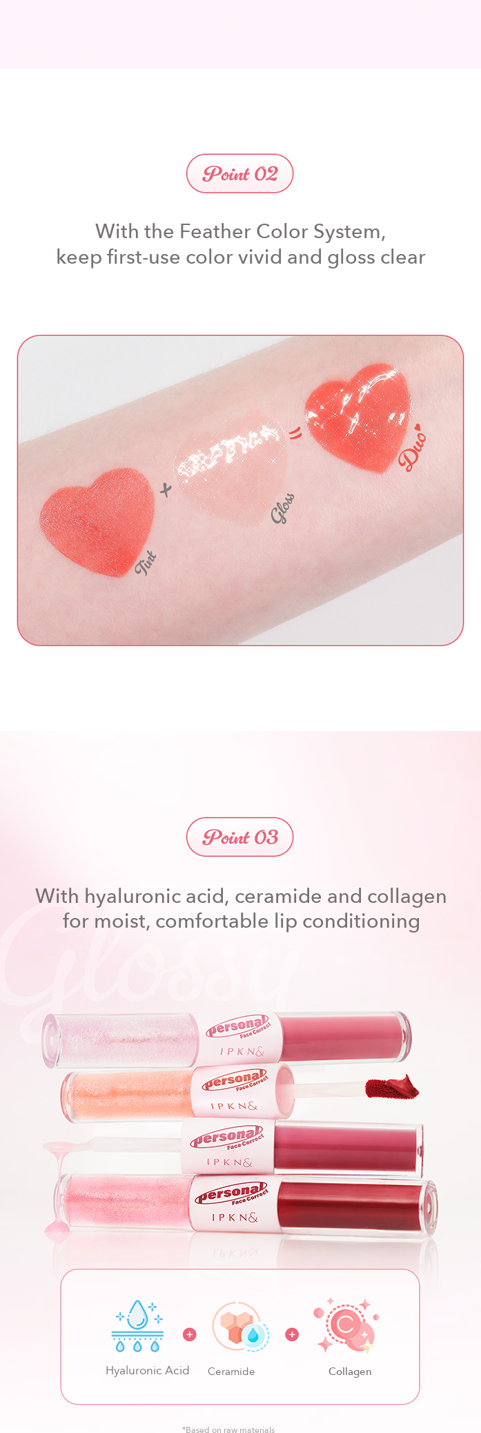 IPKN Tinted Gloss Duo detail 02