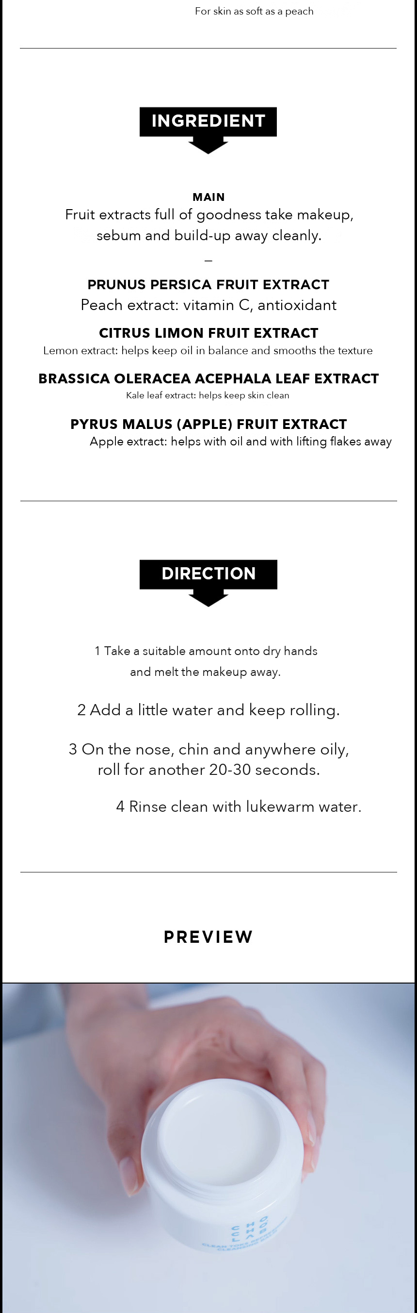 CHOCHOSLAB Clean Toks Refreshing Cleansing Balm detail 3
