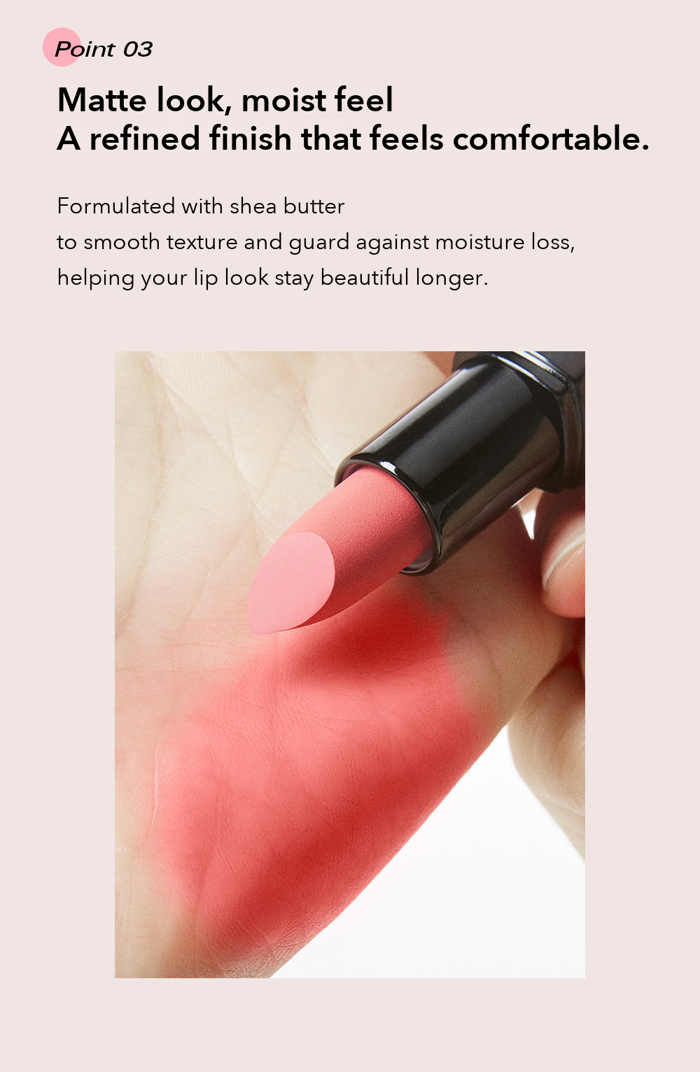 VOV Cashmere Lipstick 3g detail 06