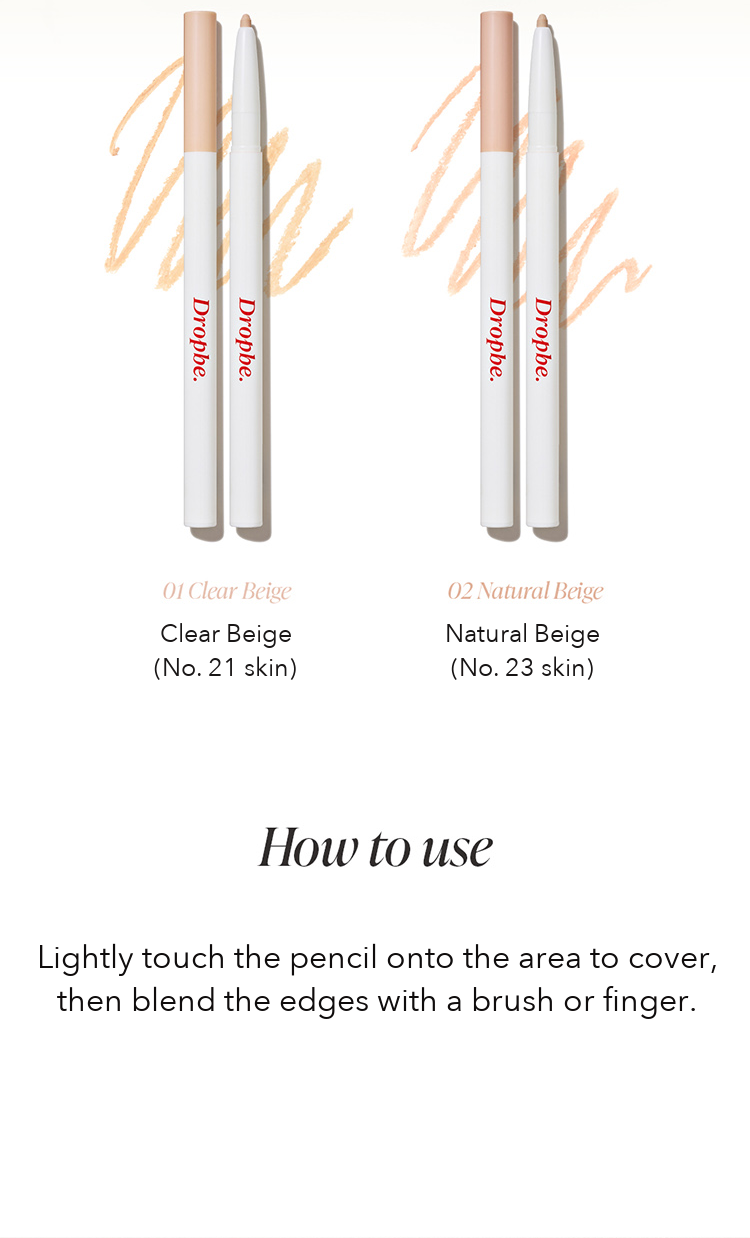 Dropbe Cover Pick Concealer Pencil Clear Beige detail 7