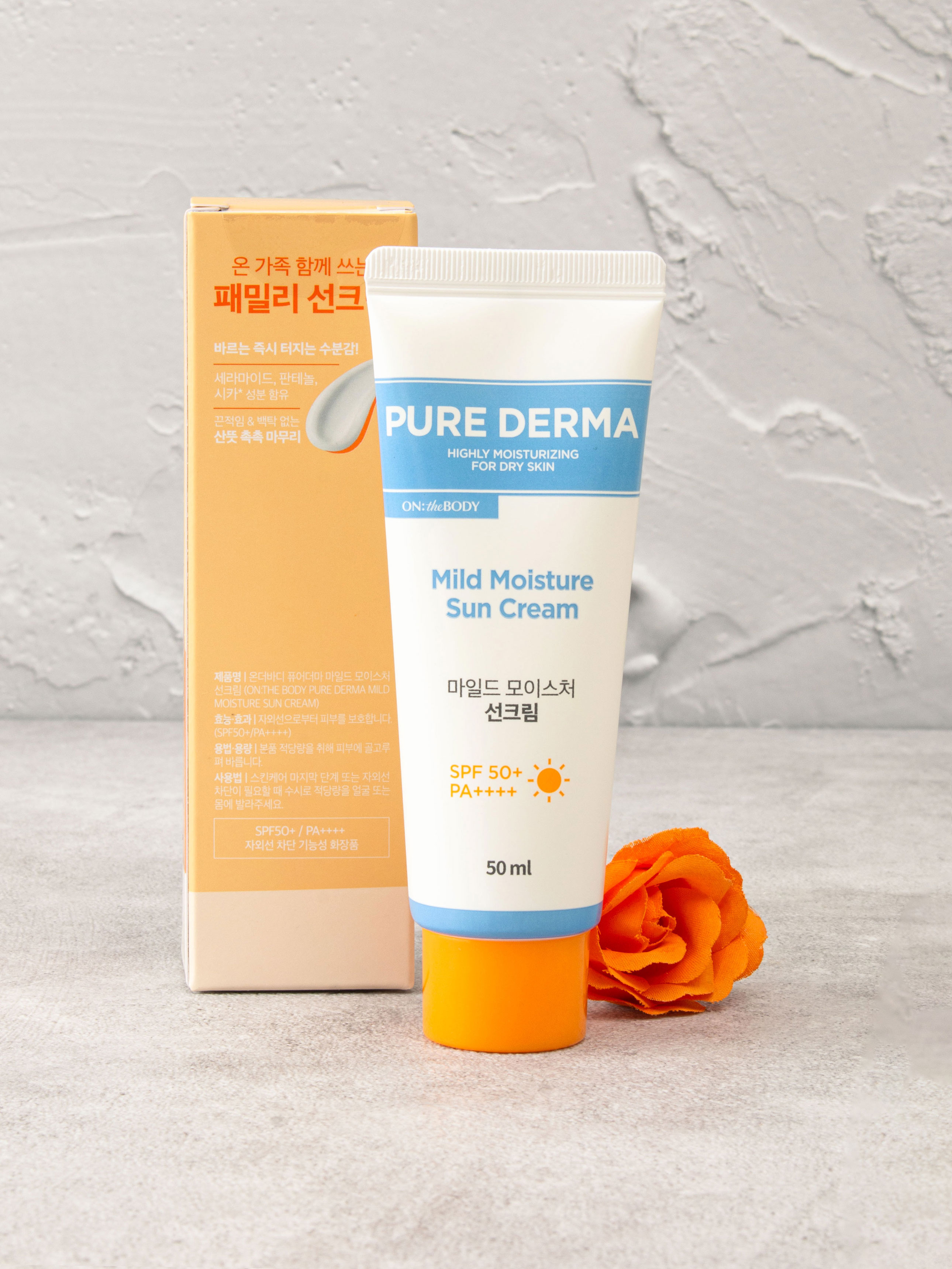 ON: THE BODY Pure Derma Mild Moisture Sun Cream SPF50+ PA++++ 50ml