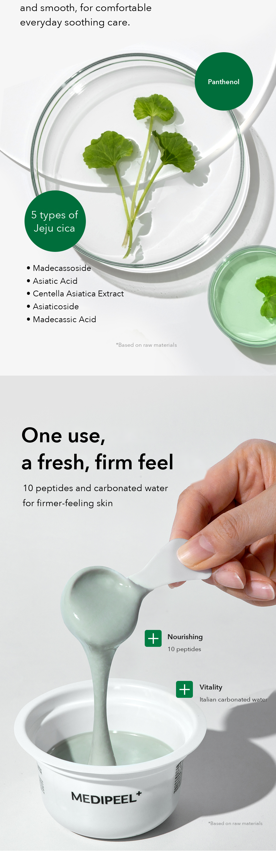 MEDIPEEL Cica Cooling Calming Modeling Pack detail 03