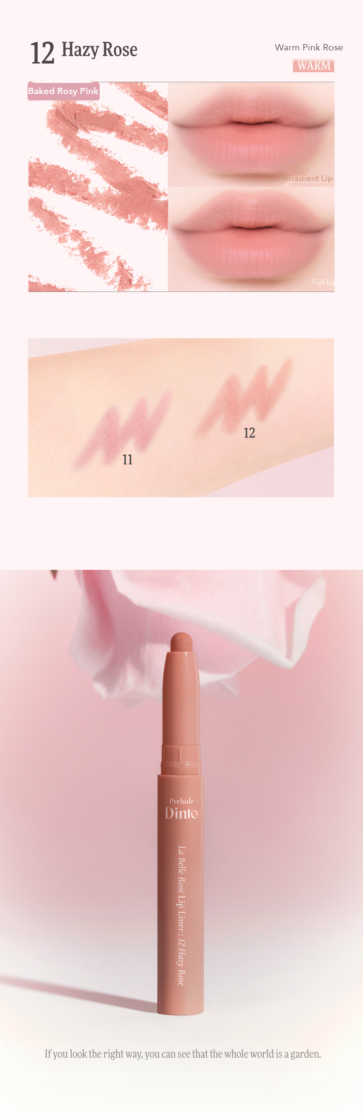 Prelude Dinto La Belle Rose Lip Liner detail 5