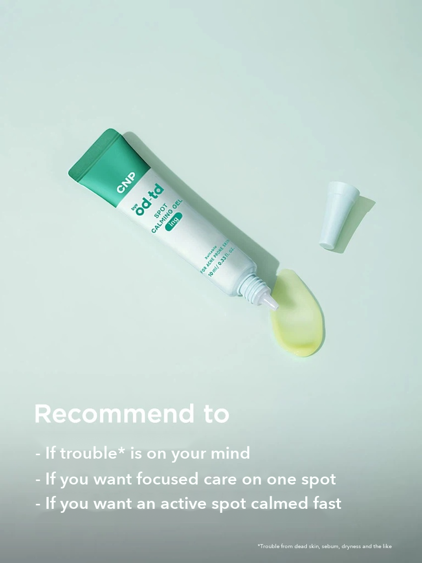 CNP bye od-td Spot Calming Gel detail 04