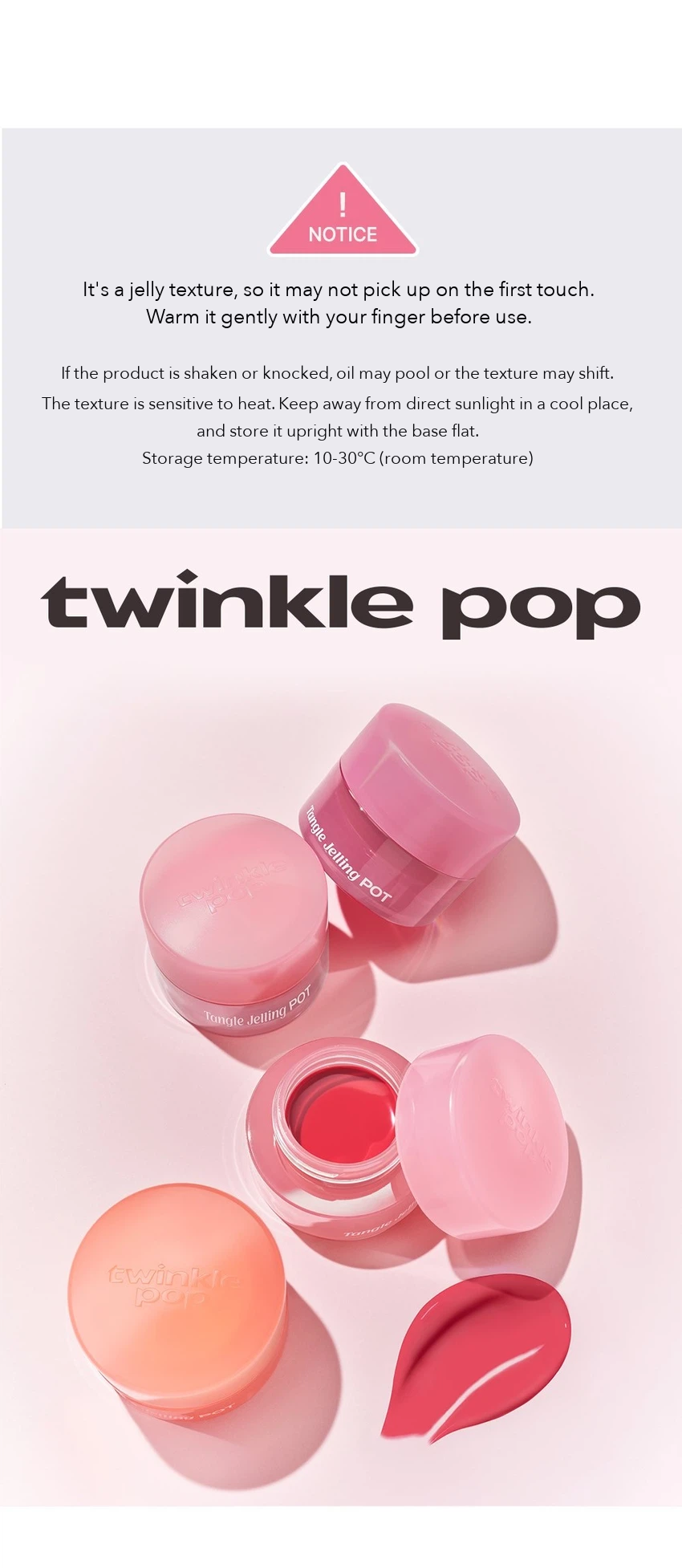 TWINKLE POP Tangle Jelling Pot by CLIO detail 08