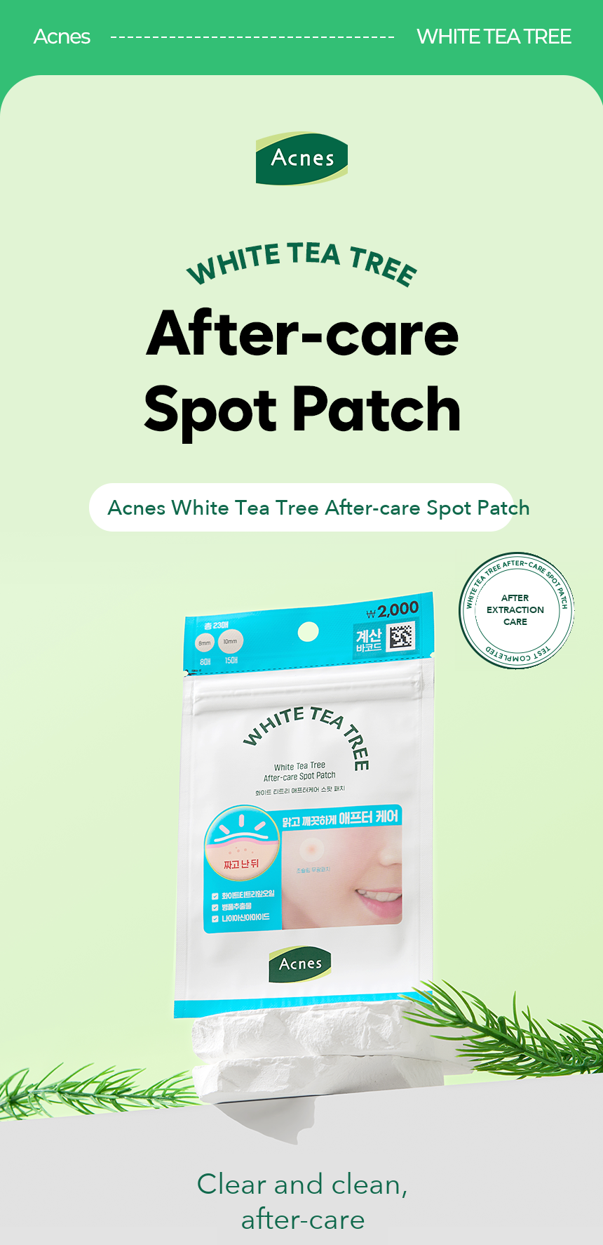 ACNES White Tea Tree After-care Spot Patch (23 Patches) detail 02