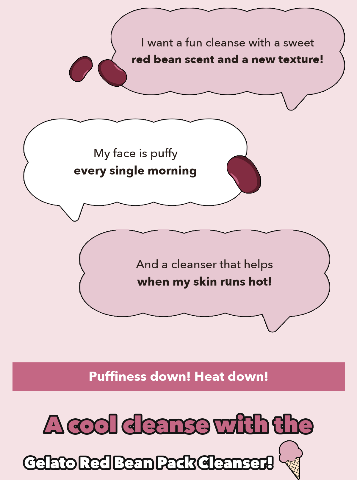 POINT Gelato Red Bean Pack Cleanser detail 04