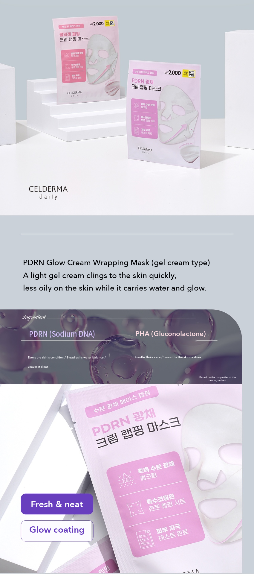 Cellderma Daily PDRN Glow Cream Wrapping Mask detail 05