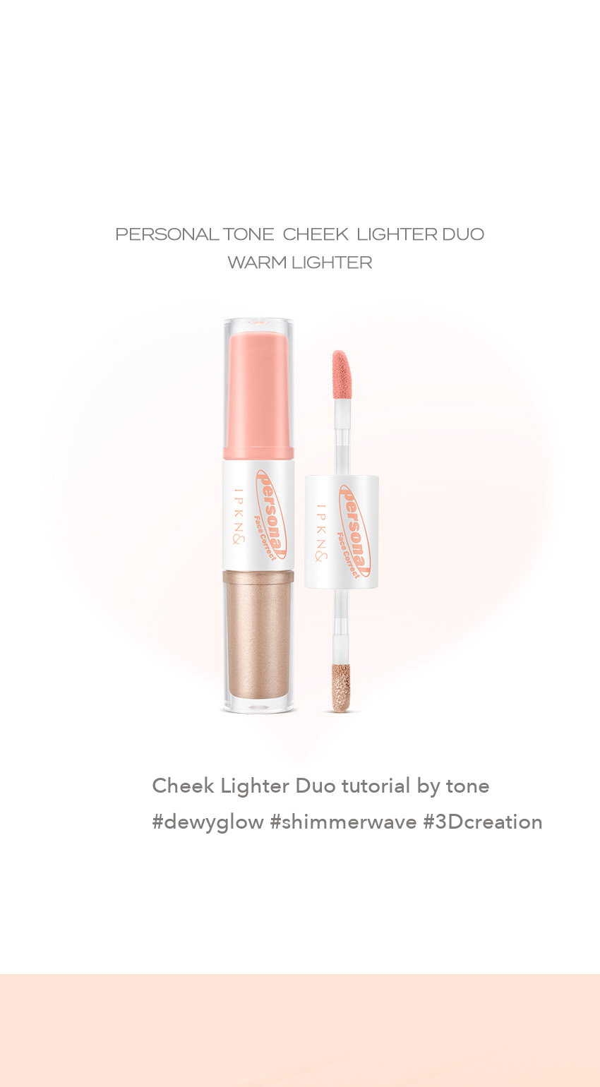 IPKN Personal Tone Cheek Lighter Duo Warm Lighter detail 01