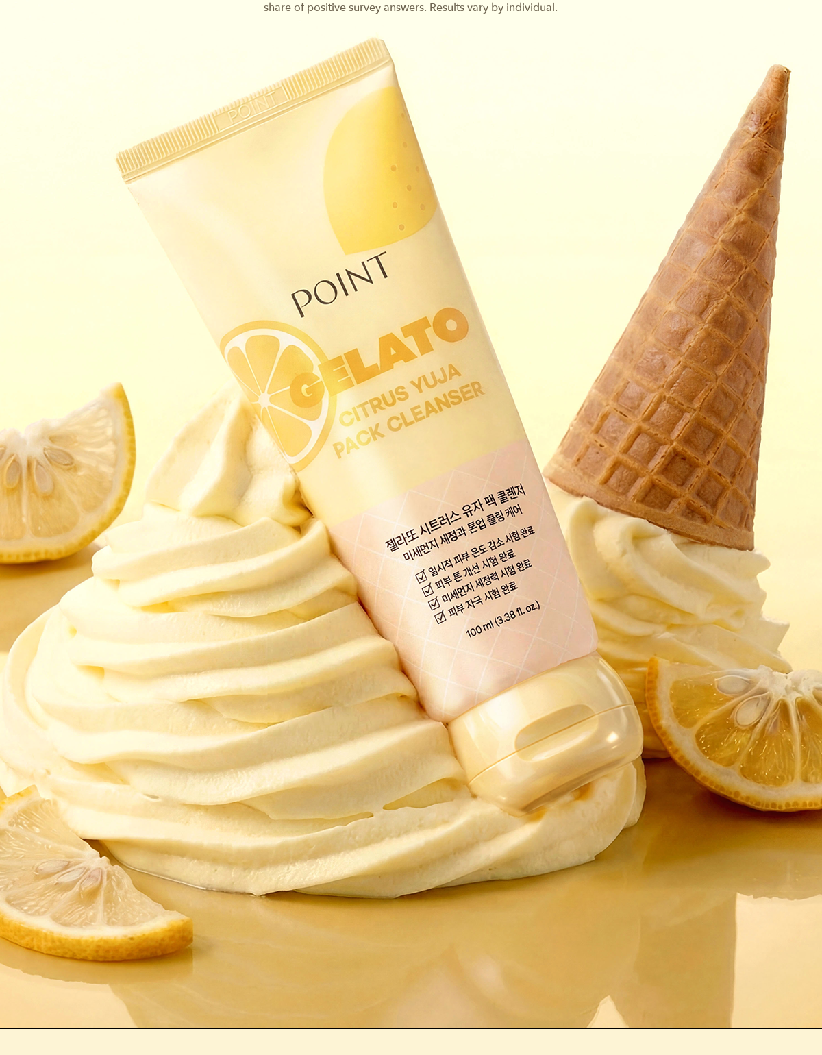 POINT Gelato Citrus Yuja Pack Cleanser detail 11