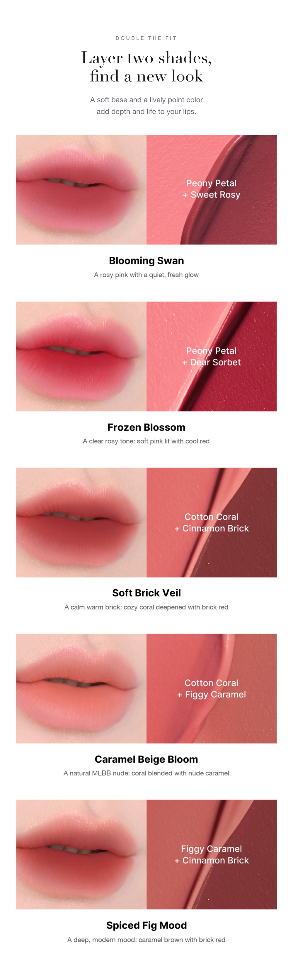 HEVVY MAKEUP Blurring Slip Fit Lip & Cheek detail 19