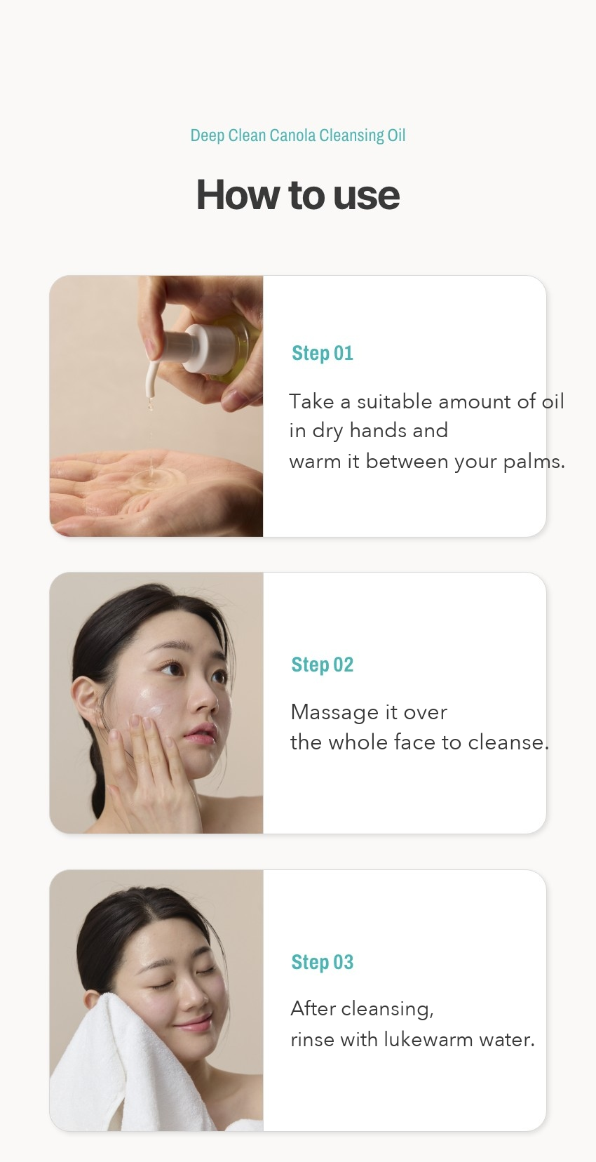Dr.CPU+ Deep Clean Canola Cleansing Oil detail 7