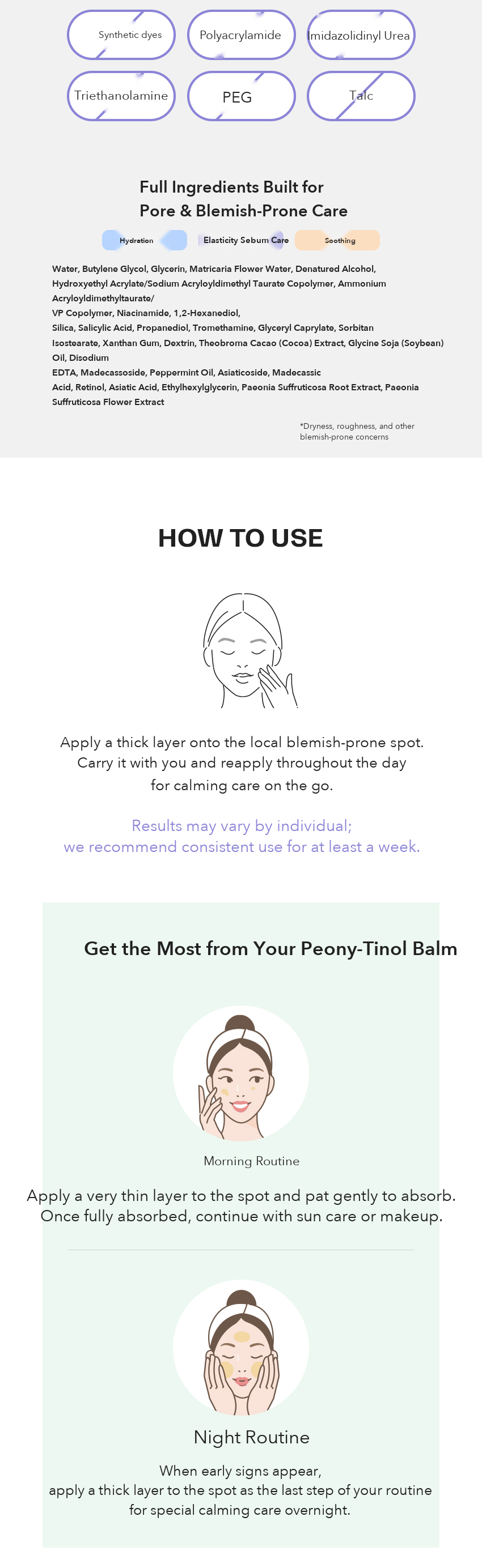 MIMO Peony-Tinol Trouble Balm detail 10