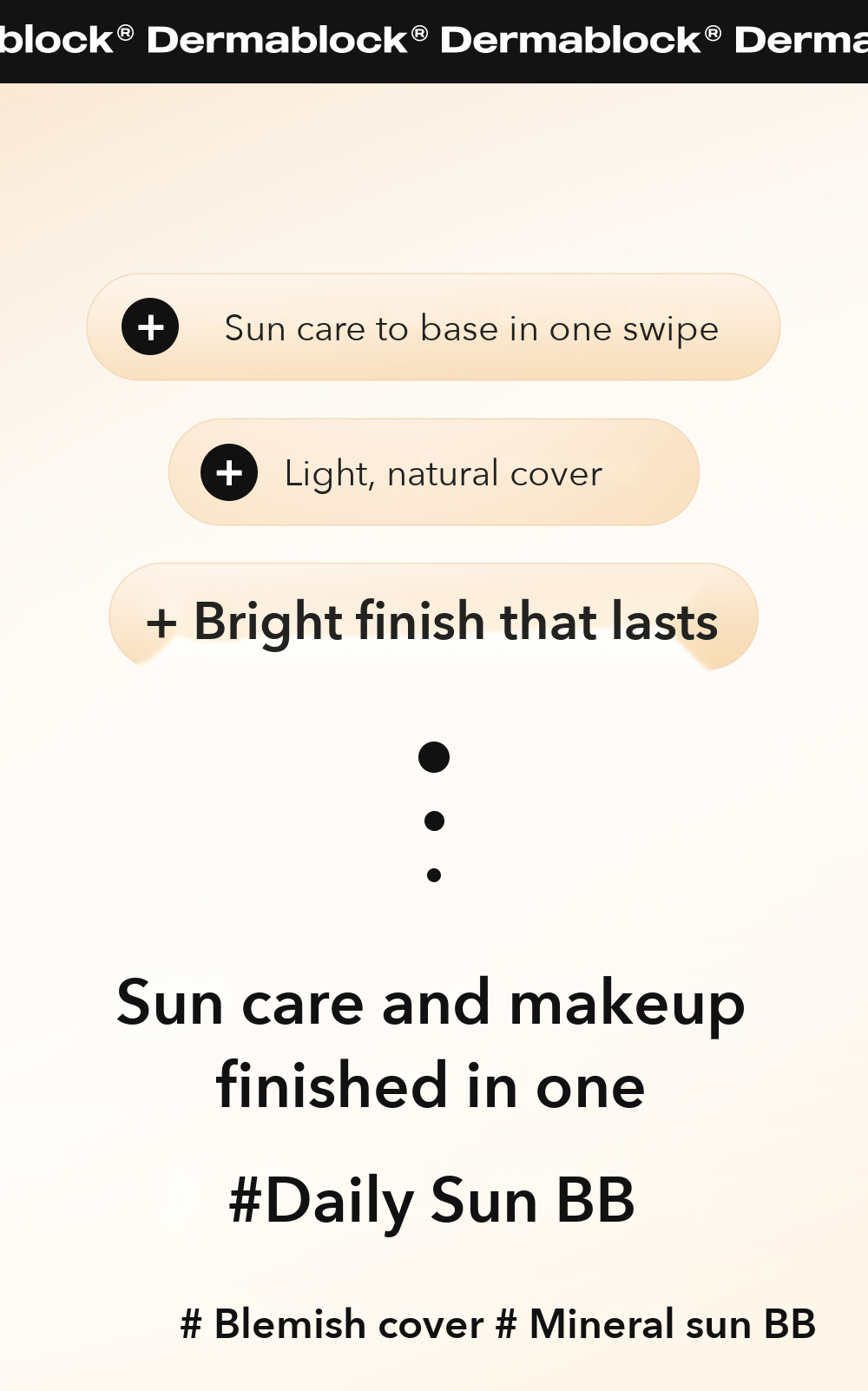 DERMABLOCK Cover BB Cream detail 02