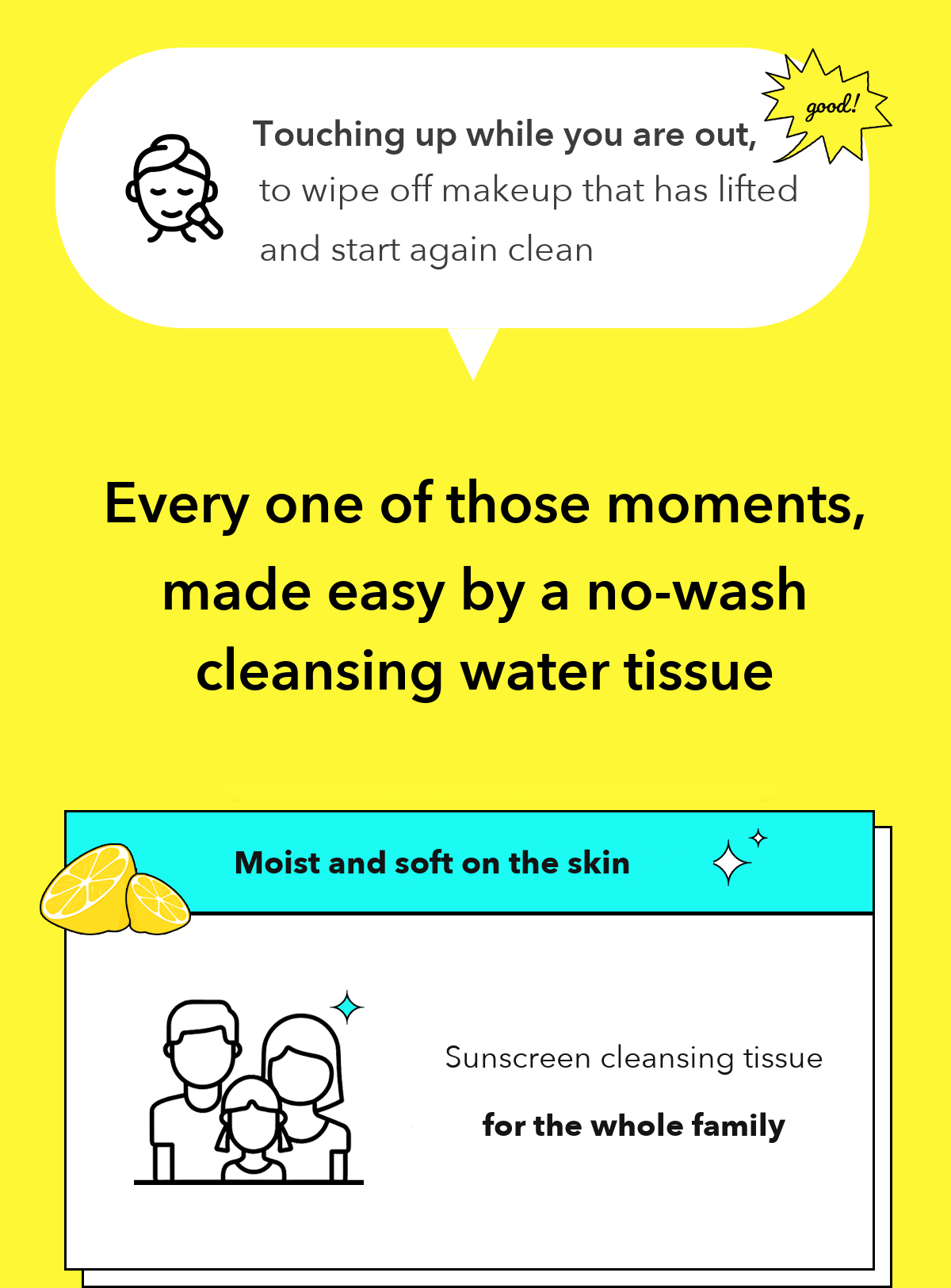 POINT Lemon Soda No-Wash Cleansing Water Tissue detail 03
